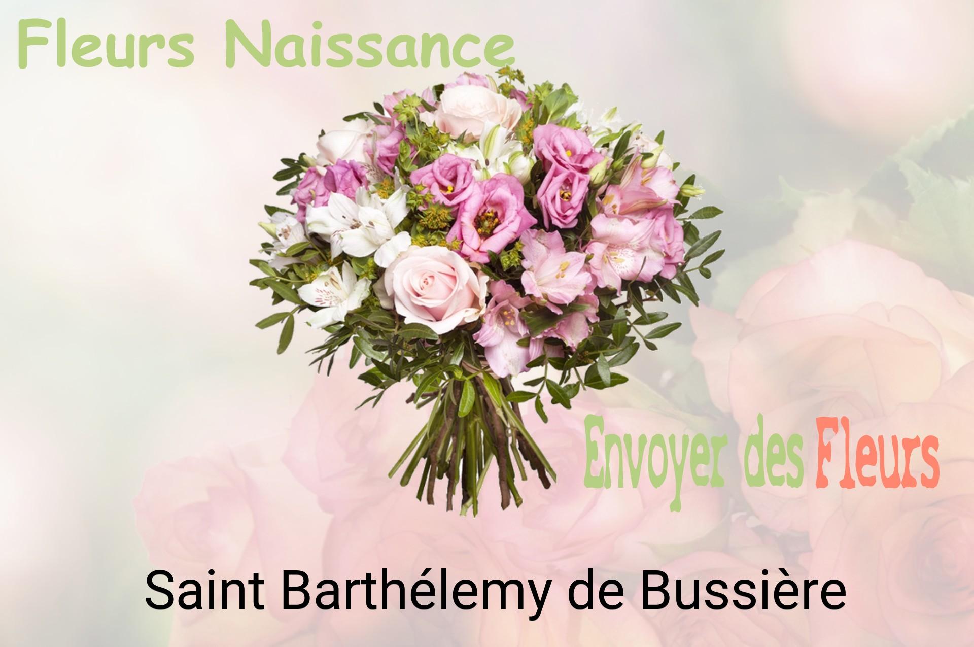 Bouquet de fleurs de naissance livré à Saint-Barthélemy-de-Bussière