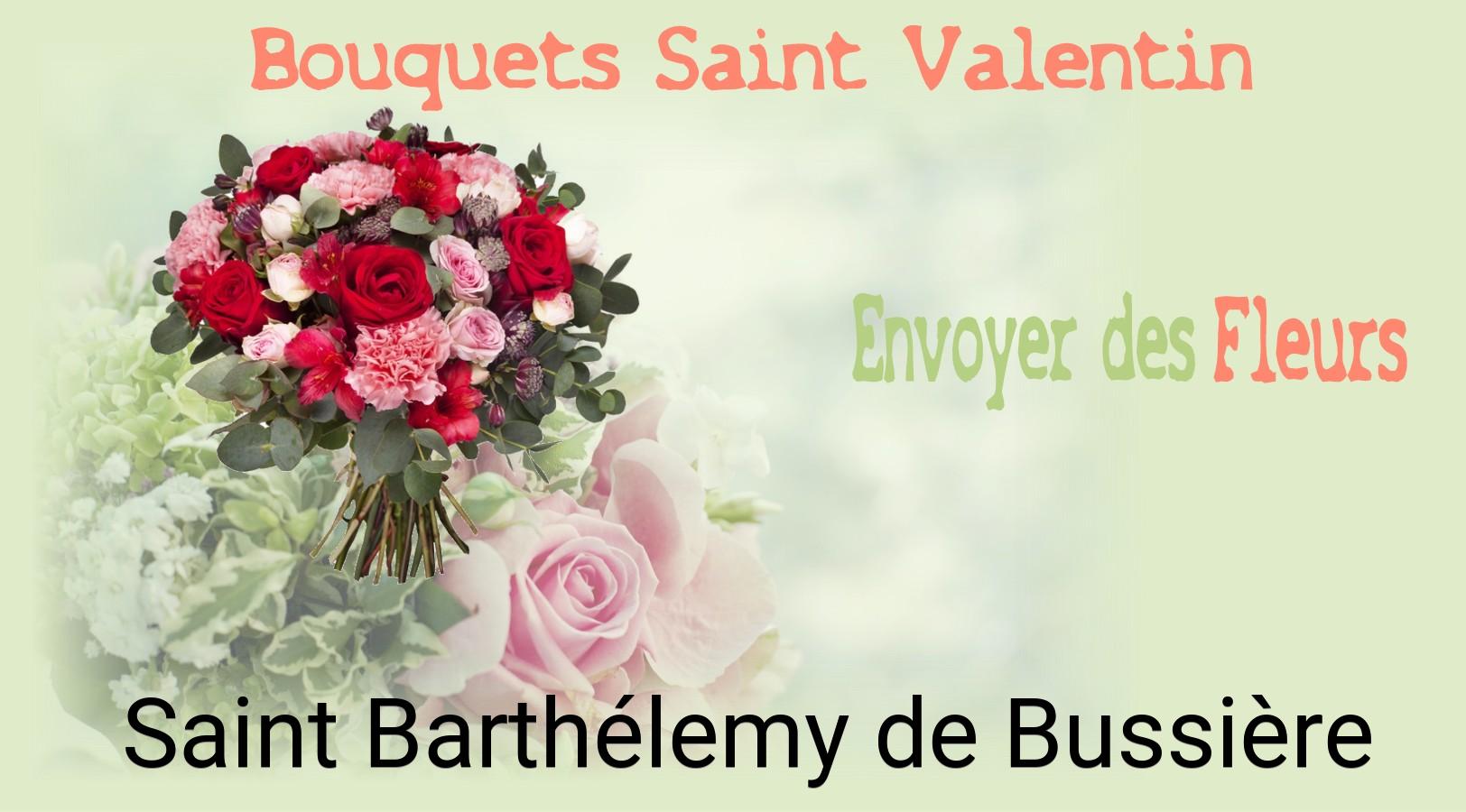 Roses de Saint-Valentin livrées à Saint-Barthélemy-de-Bussière